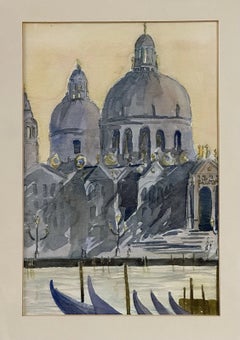 Santa Maria della Salute, Venice, Original Framed Watercolour Painting