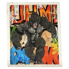 Boogie Moli 'Kong' Large Limited Edition Screen Print, Number 11/150