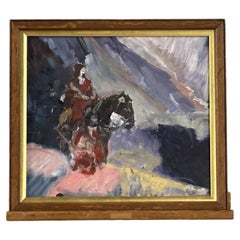 Peter Manzaroli, “Rob Roy MacGregor: studio equestre della metà del secolo”, dipinto a olio