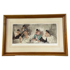 Sir William Russell Flint, 'Five Studies of Cecilia', Limited Edition Collotype