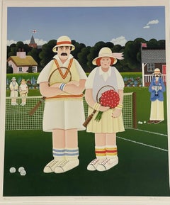 Peter Heard, 'Mixed Doubles', Large Artist Proof Silkscreen Print