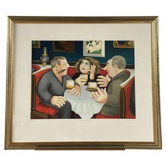 Beryl Cook 'Russian Tea Room' Signed Limited Edition Silkscreen Print