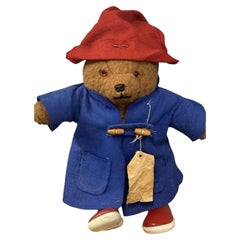 Vintage-Paddington-Bär mit roten Gummistiefeln, zugeschrieben Gabrielle Designs