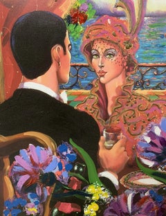 Otto Aguiar, 'Romantica', Embellished Large Giclée on Canvas, Framed