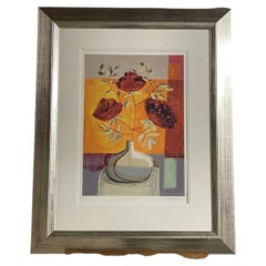 Dawn Harvey: Pair of Limited Edition Lithographs, 'Red Panache' & 'Blue Flair'