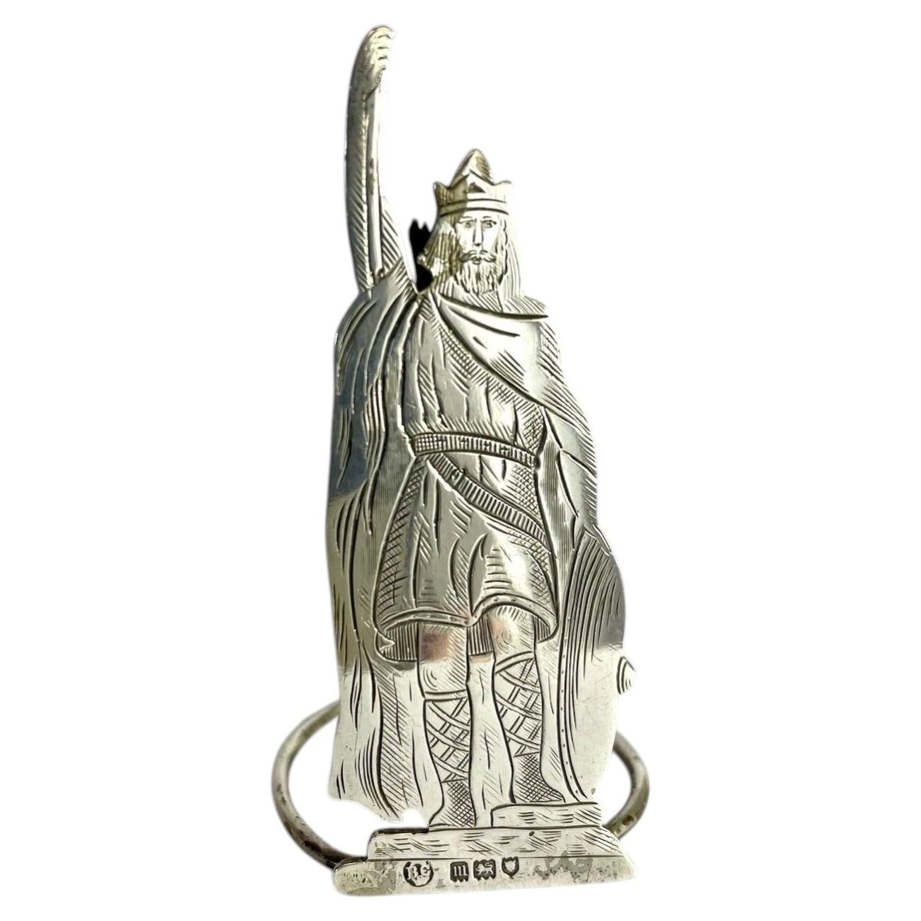 Bent and Parker Silver 8th King's Royal Irish Hussars Menu Holders, Set ...