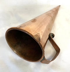 Antique Georgian Conical Copper Ale Muller or Cider Warmer