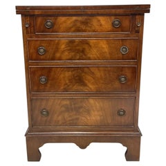 Bevan Funnell Mahogany Bachelor's Chest of Drawers Desk