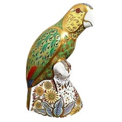 Pisapapeles «Loro verde de Amazon» de Royal Crown Derby, edición limitada