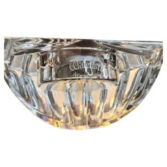 Waterford Crystal Nocturne Scallop Shell Quartz Desk Clock