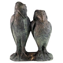 Sculpture « Grotesque Wally Birds » en grès Brighthelm, de style Martinware