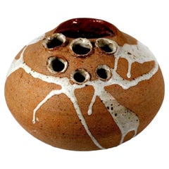 Winslow Claycutters Studio Pottery – Steinzeugvase mit mehreren Öffnungen