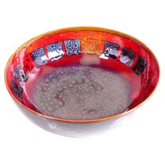 Royal Doulton Sung Flambé Ceramic Bowl Designed by Charles Noke
