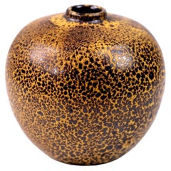 Elly & Wilhelm Kuch German Studio Pottery Globular Miniature Vase