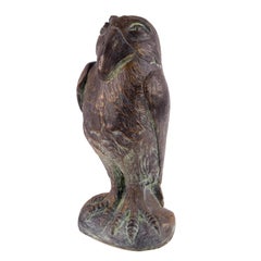 Brighthelm Stone Grotesque Wally Bird Sculpture in the Martin Ware Style