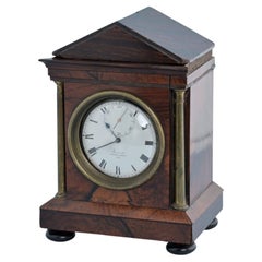 Barrauds Silver Pair-Cased Pocket Chronometer with Desk Stand