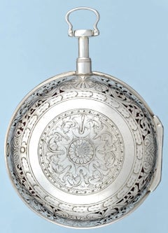 Joseph Bockh Silver Pair-Cased Quarter Repeating Pocket Watch