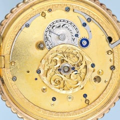 Gold & Enamel Quarter Repeating Verge Pocket Watch, Signed Breguet et Fils