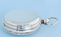 John Archer English Silver Open-Face Spring Detent Pocket Chronometer