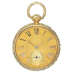 Richard Clarke & Sons 18ct Gold Pocket Chronometer by Thomas Hardy
