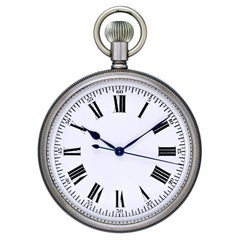 Golay Swiss Military Deck Watch in Open Face Stainless Steel Case