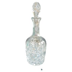 Edinburgh Crystal Cut Glass Spirit Decanter with Original Stopper