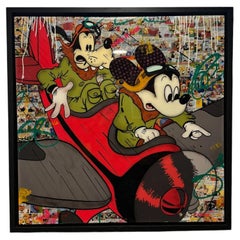 Caspa 'Experience Your Own Adventure' Pop Art Mixed Media Painting
