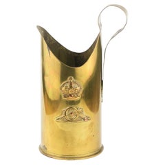 First World War Royal Artillery Brass Shell Trench Art Jug