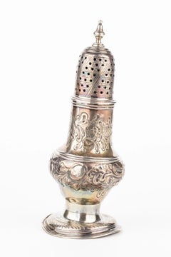 George III Sterling Silver Sugar Caster, Attributed to Thomas Daniell
