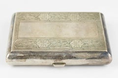Soviet 875 Silver Cigarette Case by Tallinn Jewellery Factory