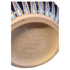 Bonis Studio Pottery Terracotta Vase with Deer Motifs, Rhodes Greece