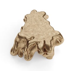 Flow Rida • Sculptural Hand-Cast Coffee Table in Bronze Patina by Odditi