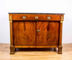 Empire Period Metamorphic Cabinet with Concealed Pop-Up Shelf