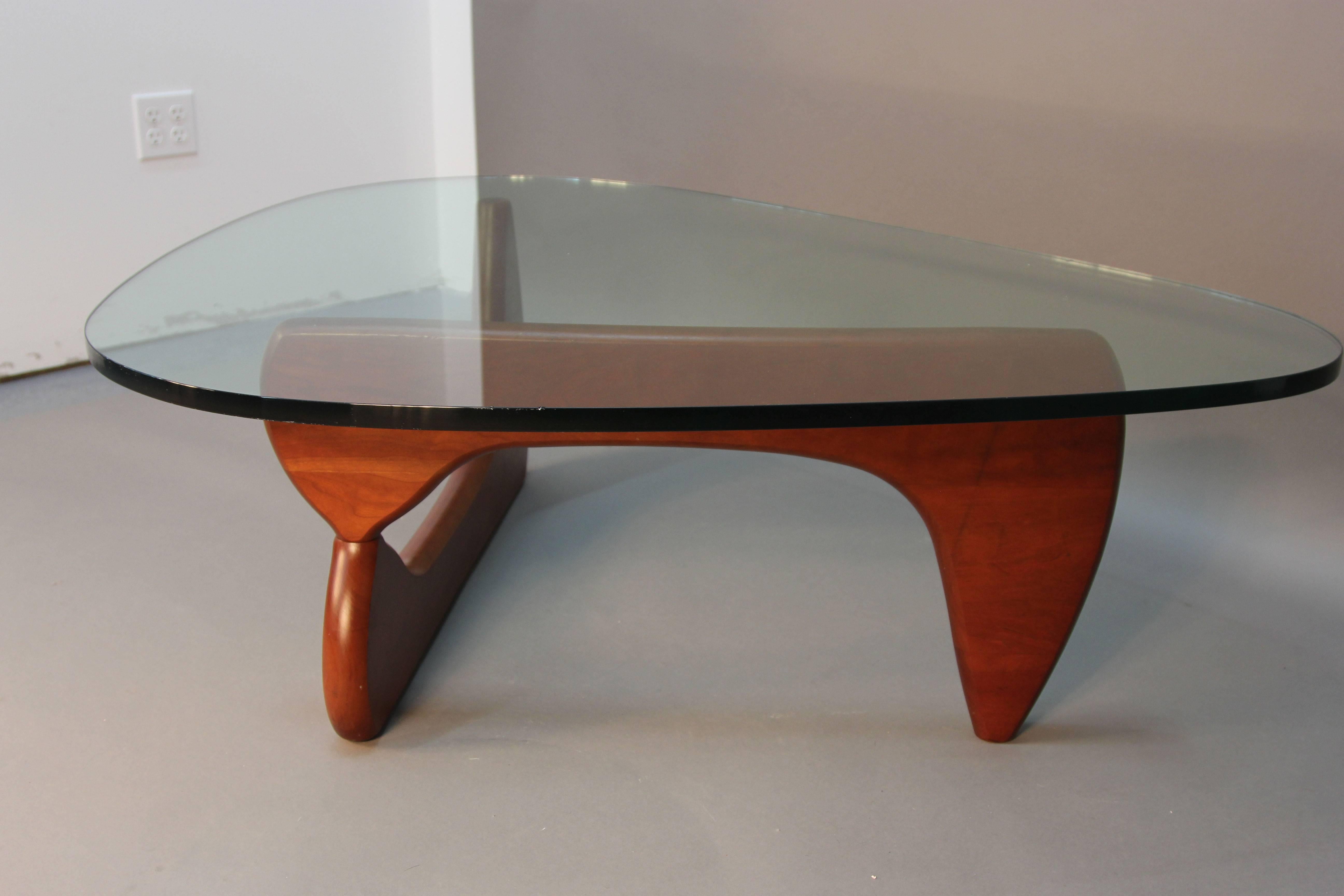 Glass Isamu Noguchi Sculptural Coffee Table