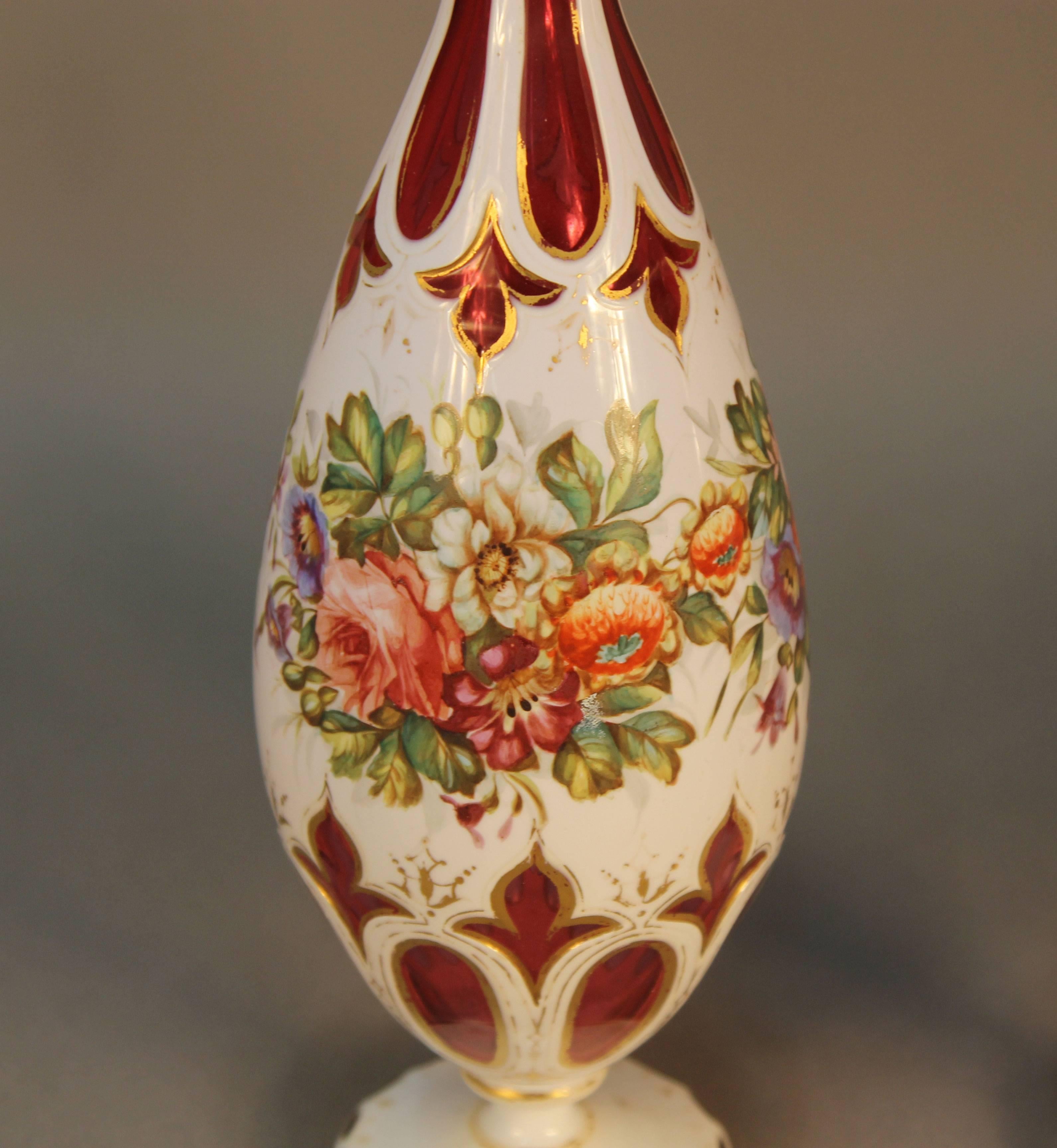 antique bohemian glass