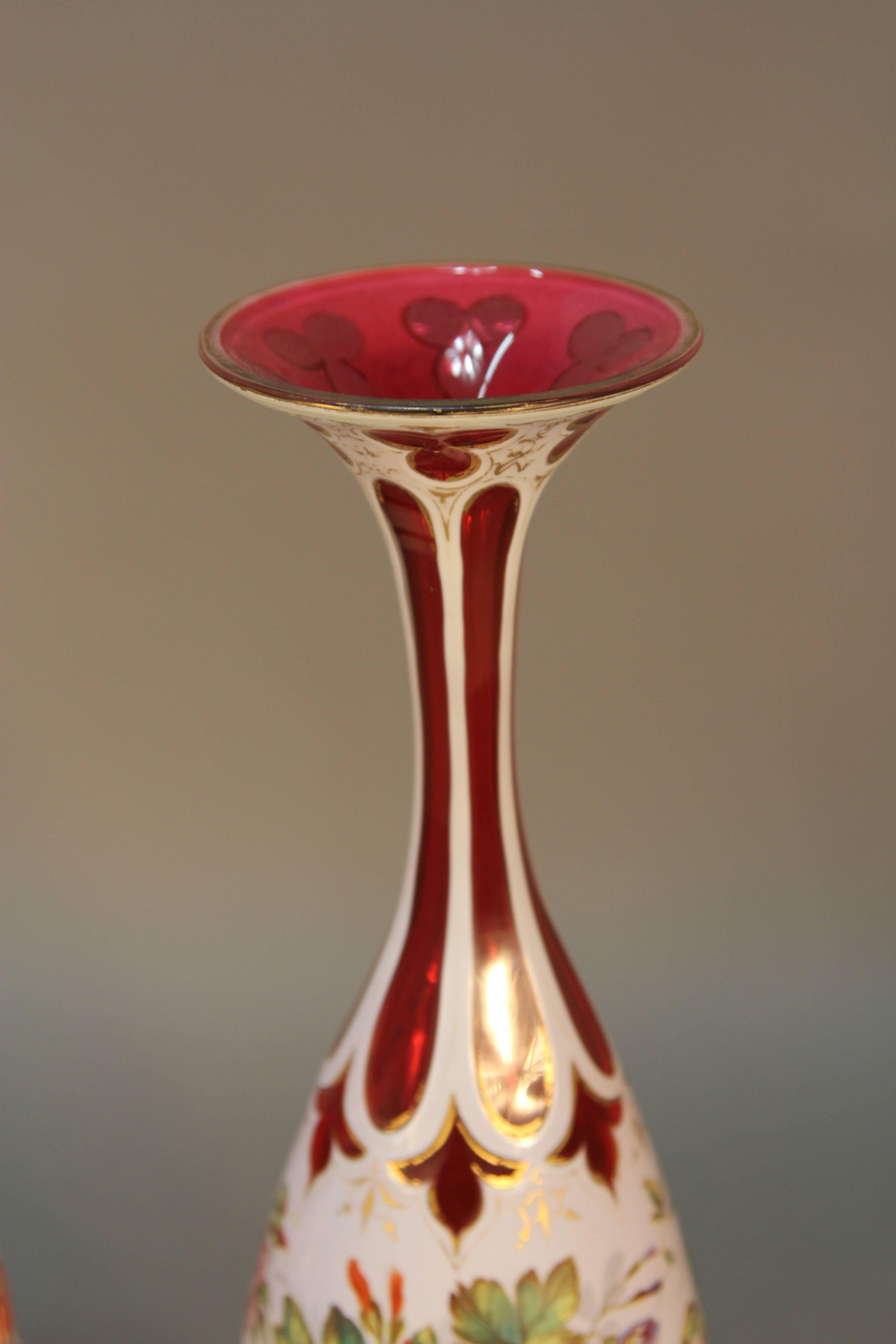 bohemian vase antique