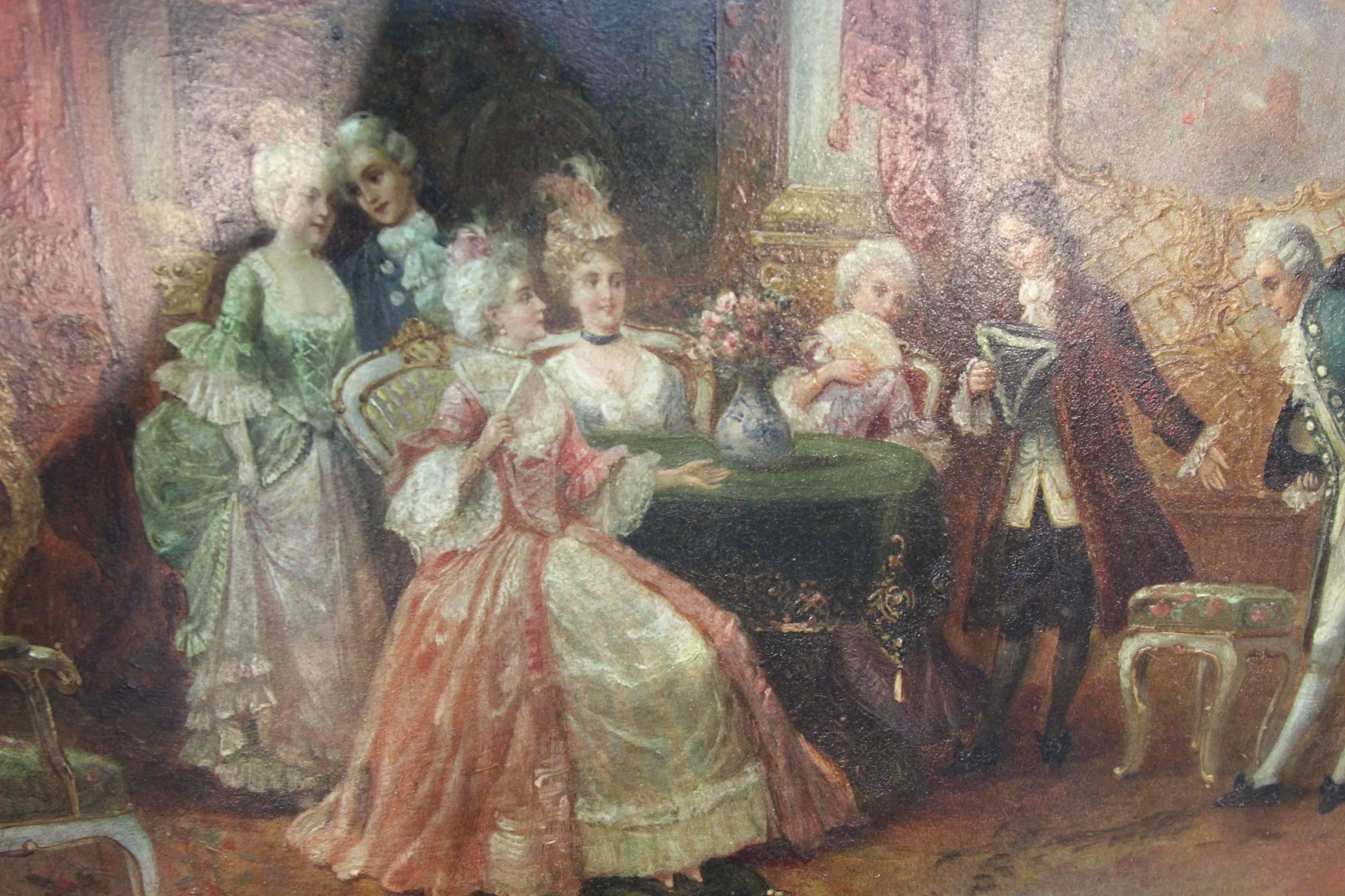 antique french paintings
