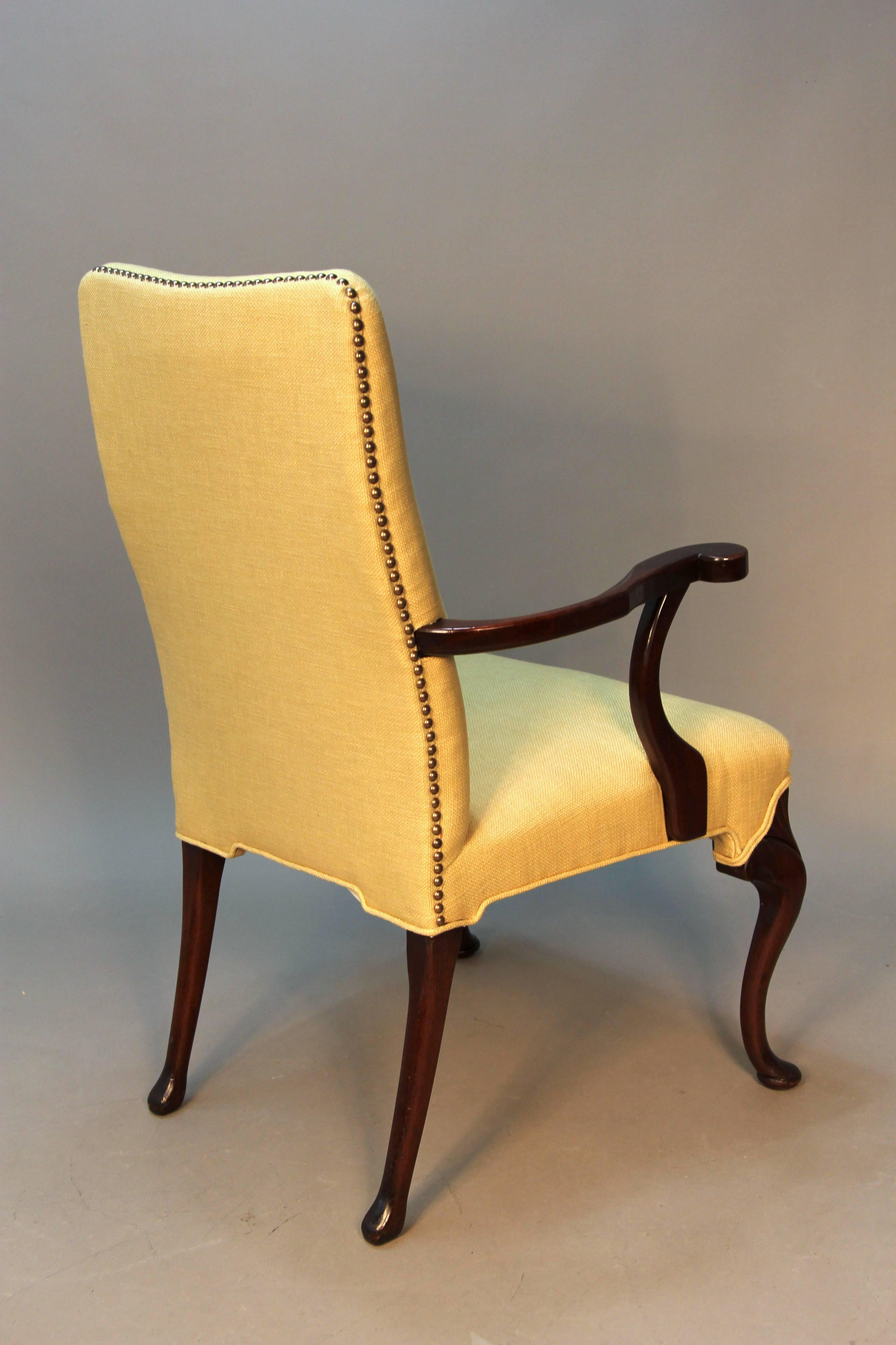 Six Hickory & Co. Armchairs Dining/Conference/Library In Excellent Condition For Sale In Bridport, CT