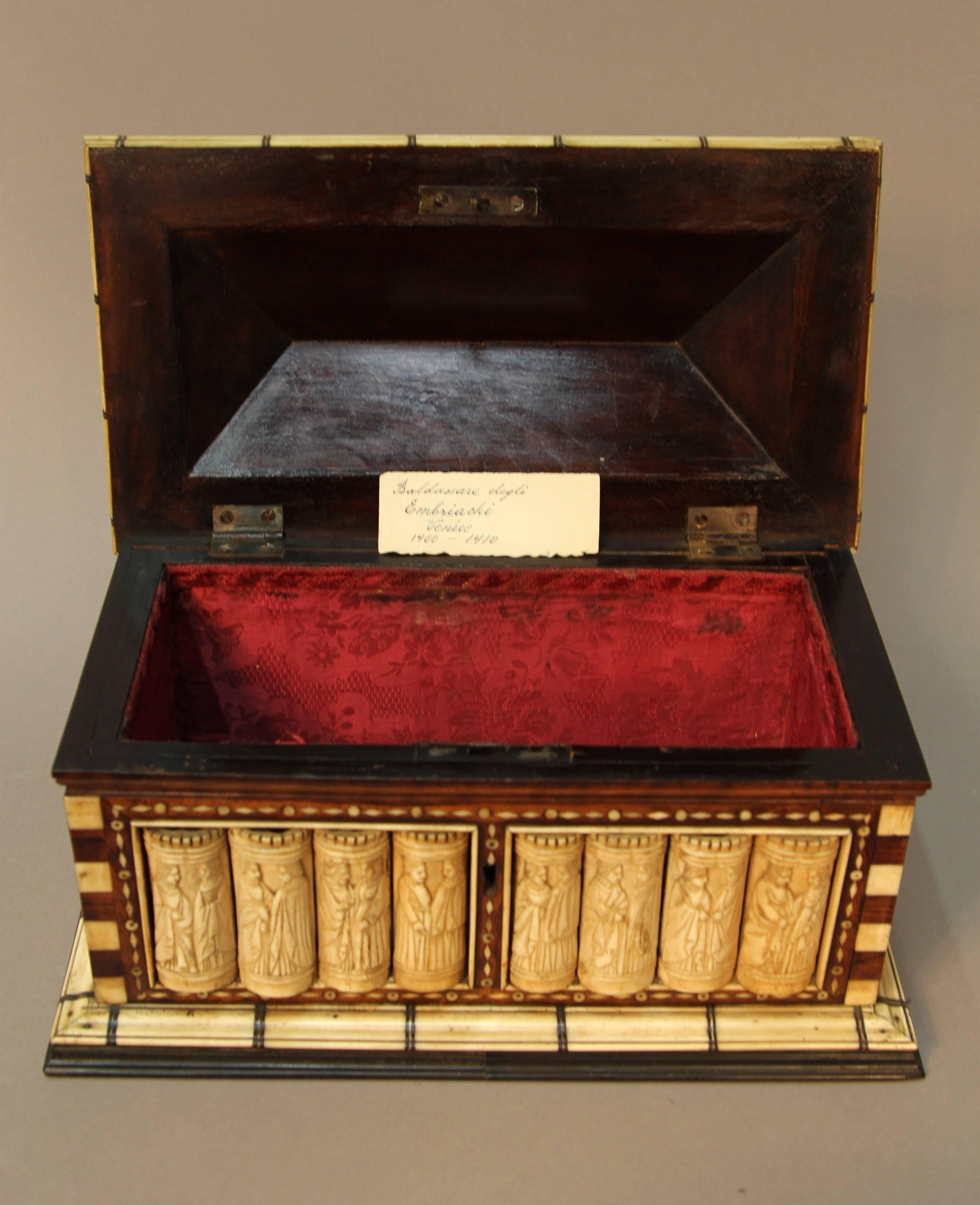 Baroque Antique Italian Casket Jewel Box