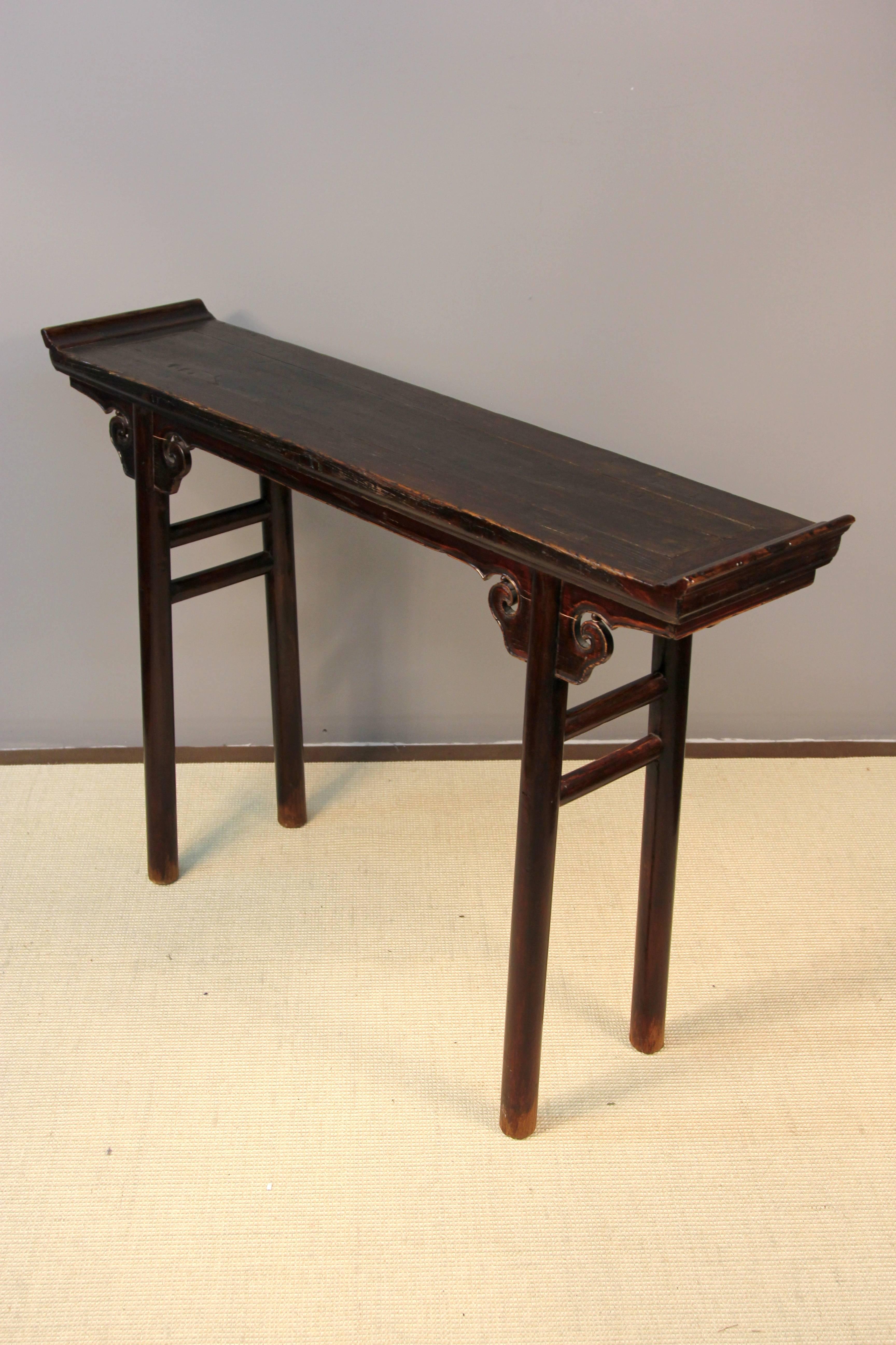 Chinese 19th Century Elmwood Console or Altar Table