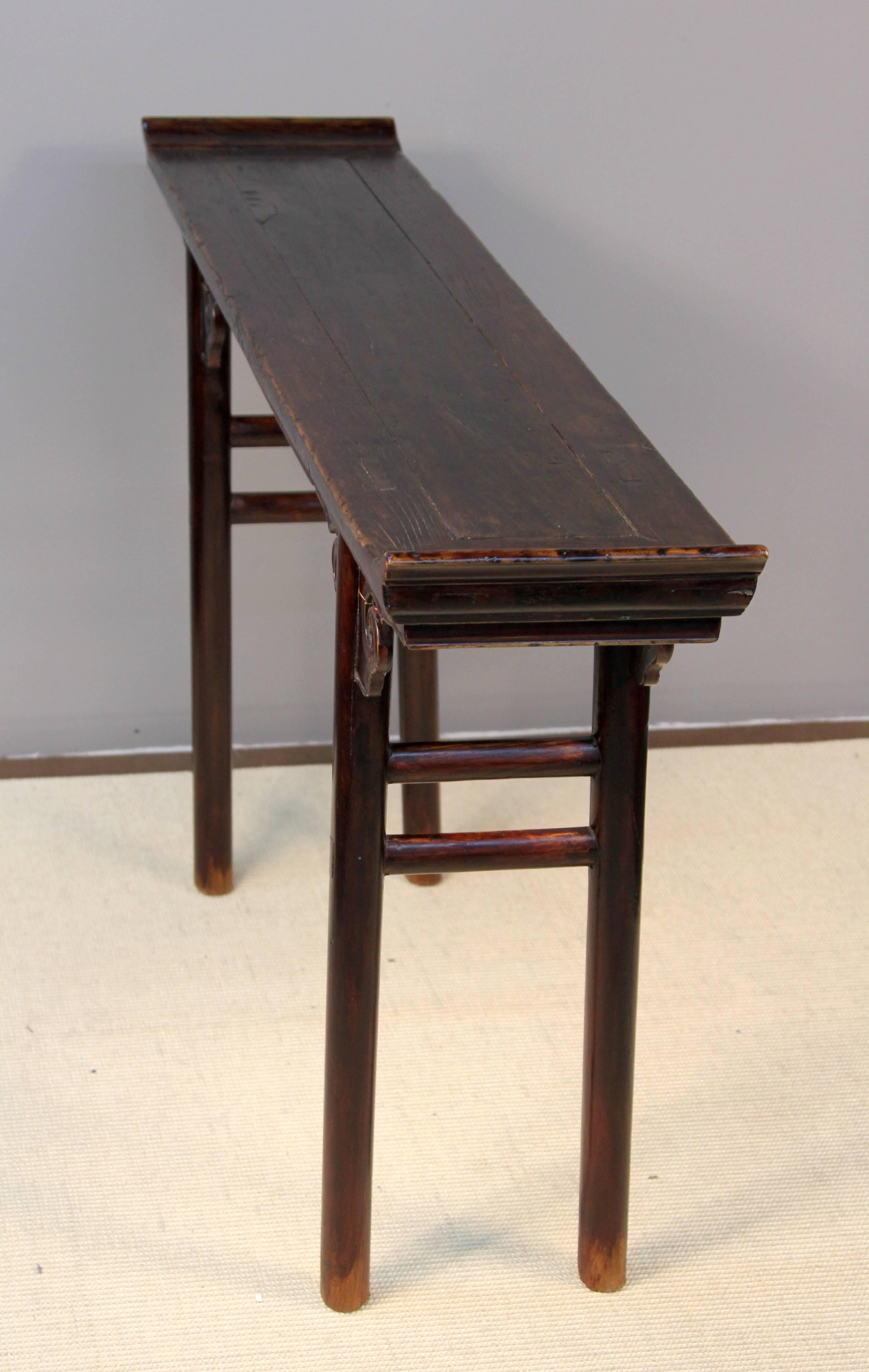 Late 19th Century 19th Century Elmwood Console or Altar Table