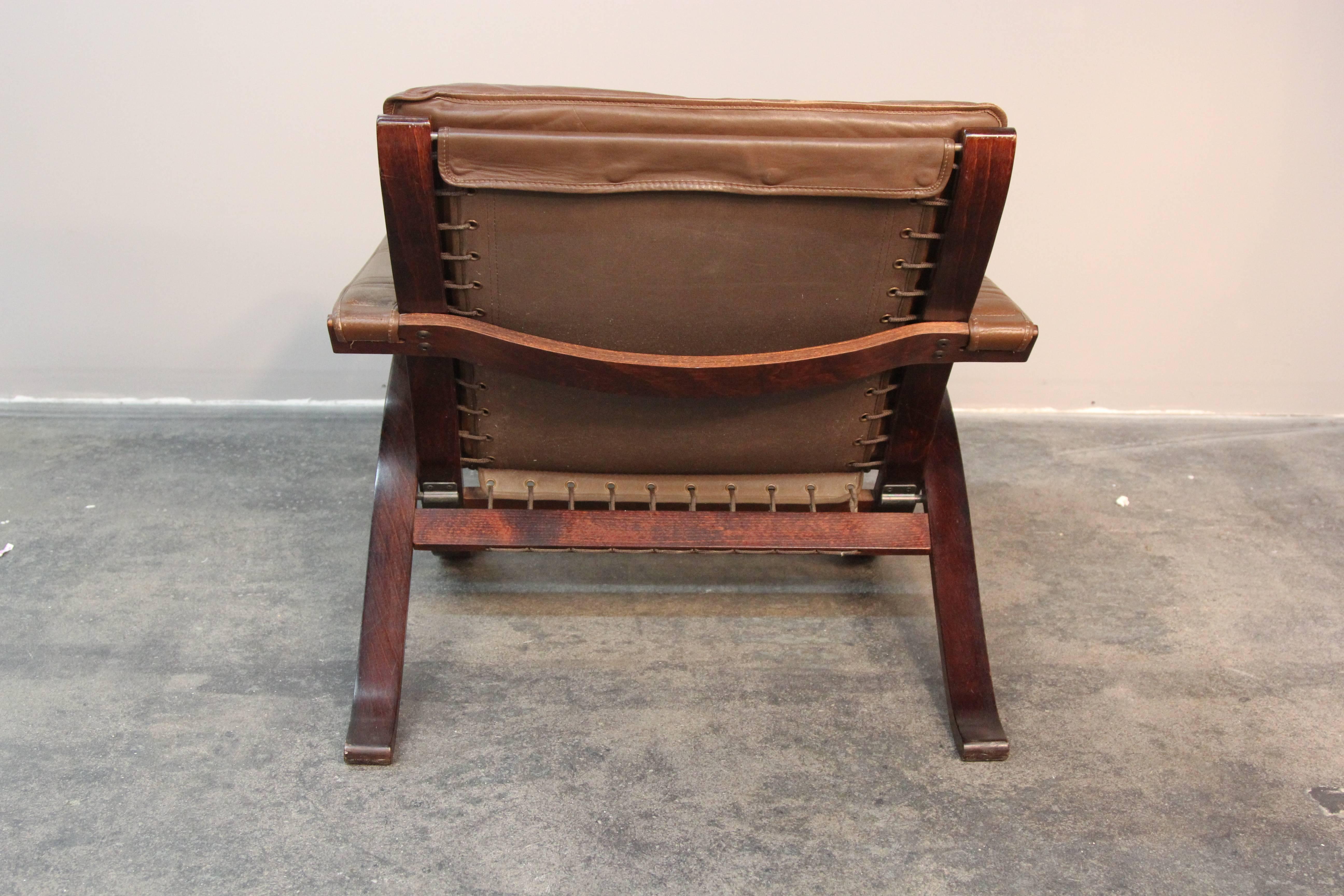 Ingmar Relling for Westnofa Flex Safari Chairs In Good Condition In Bridport, CT