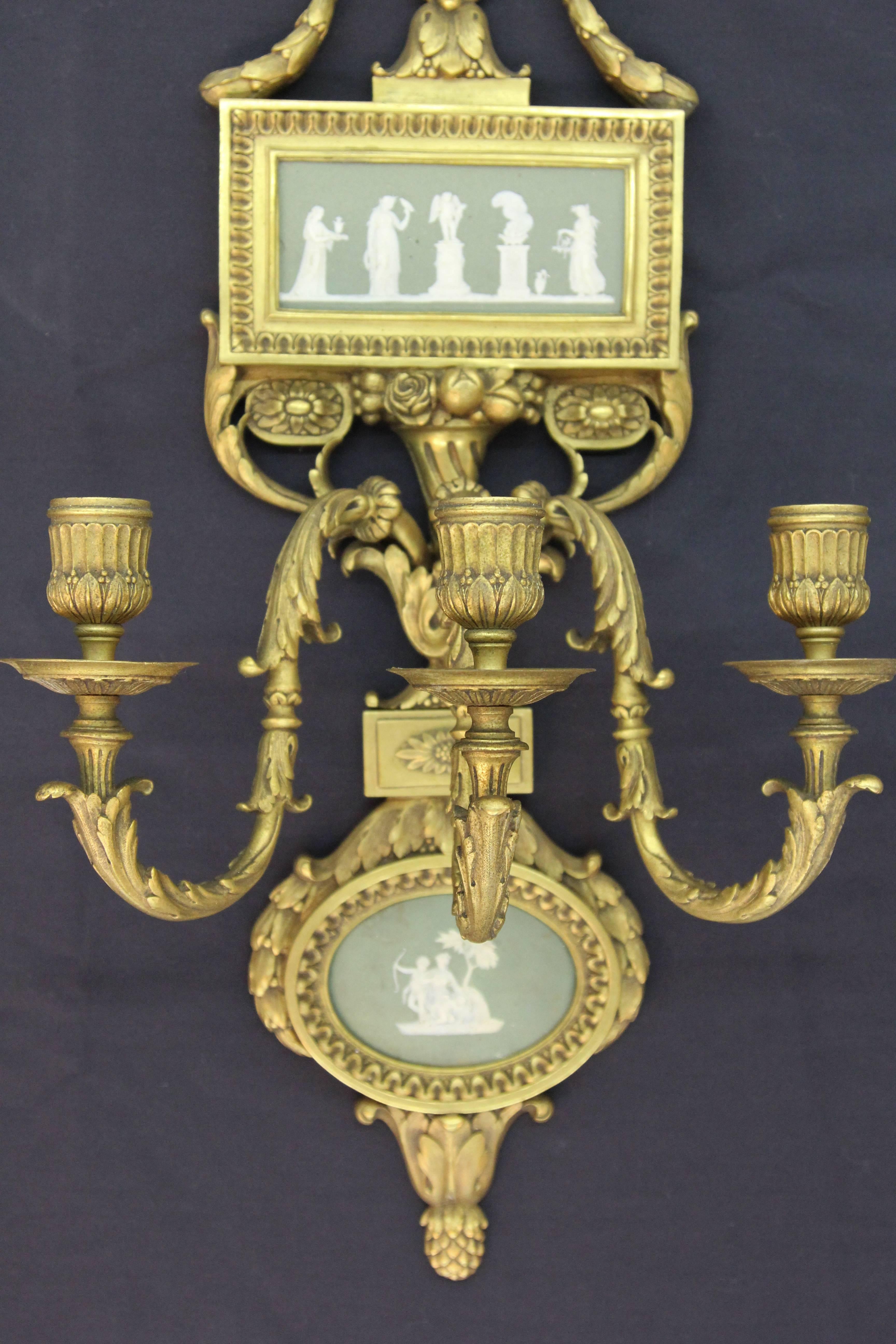 Baroque Original Antique E.F. Caldwell Museum Sconces For Sale