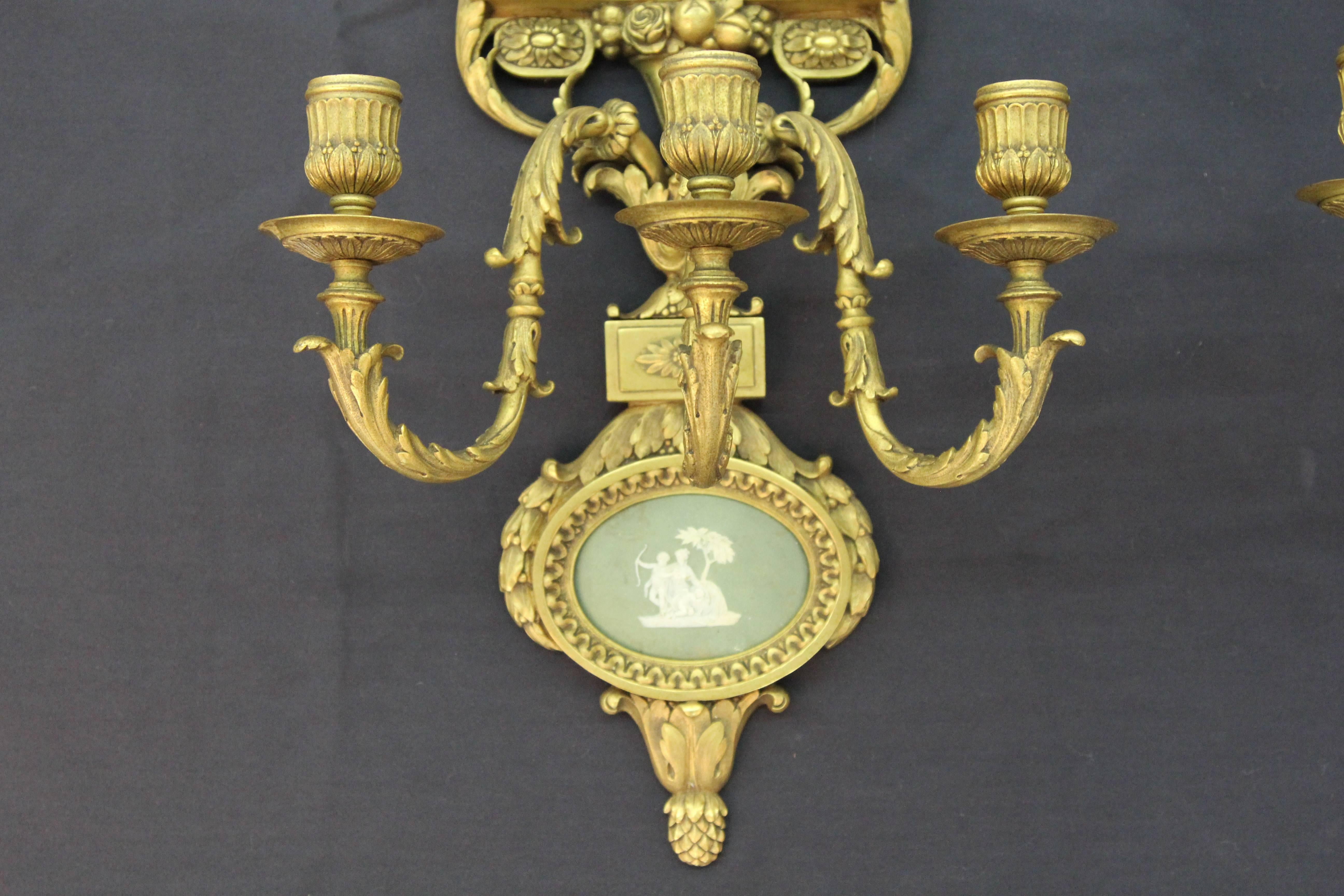 Original Antique E.F. Caldwell Museum Sconces In Excellent Condition For Sale In Bridport, CT