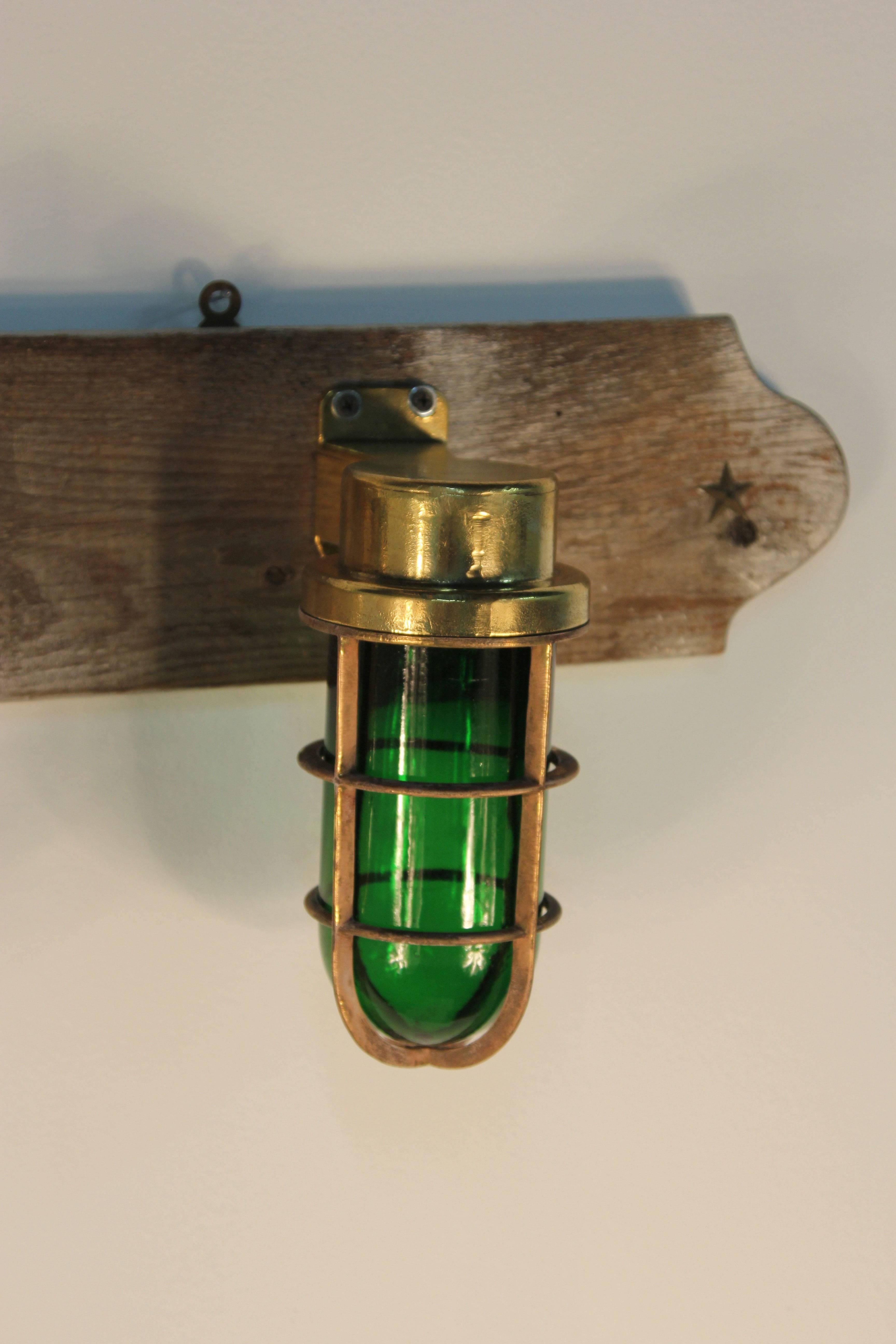 Late 20th Century Ships Tri-Color Running Lights For Sale