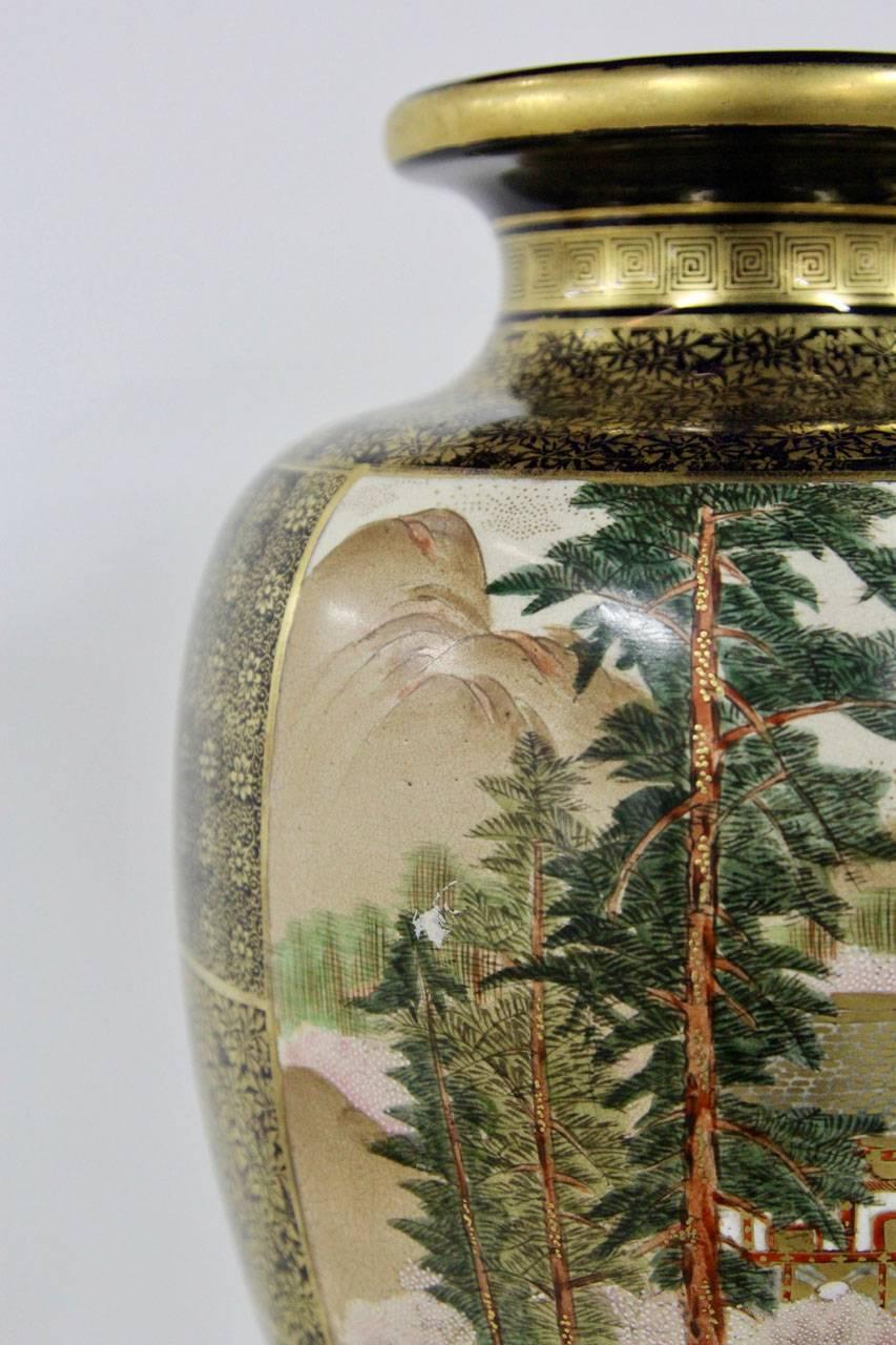 Imperial Satsuma Royal Vase, circa 1880s For Sale 1