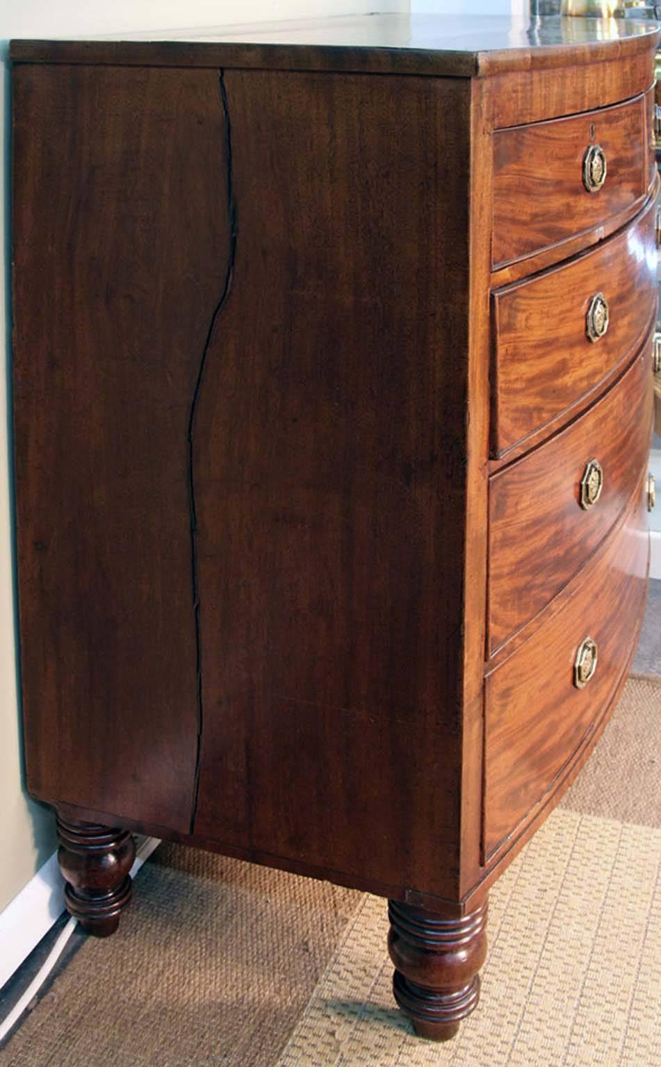 bow front chest of drawers for sale