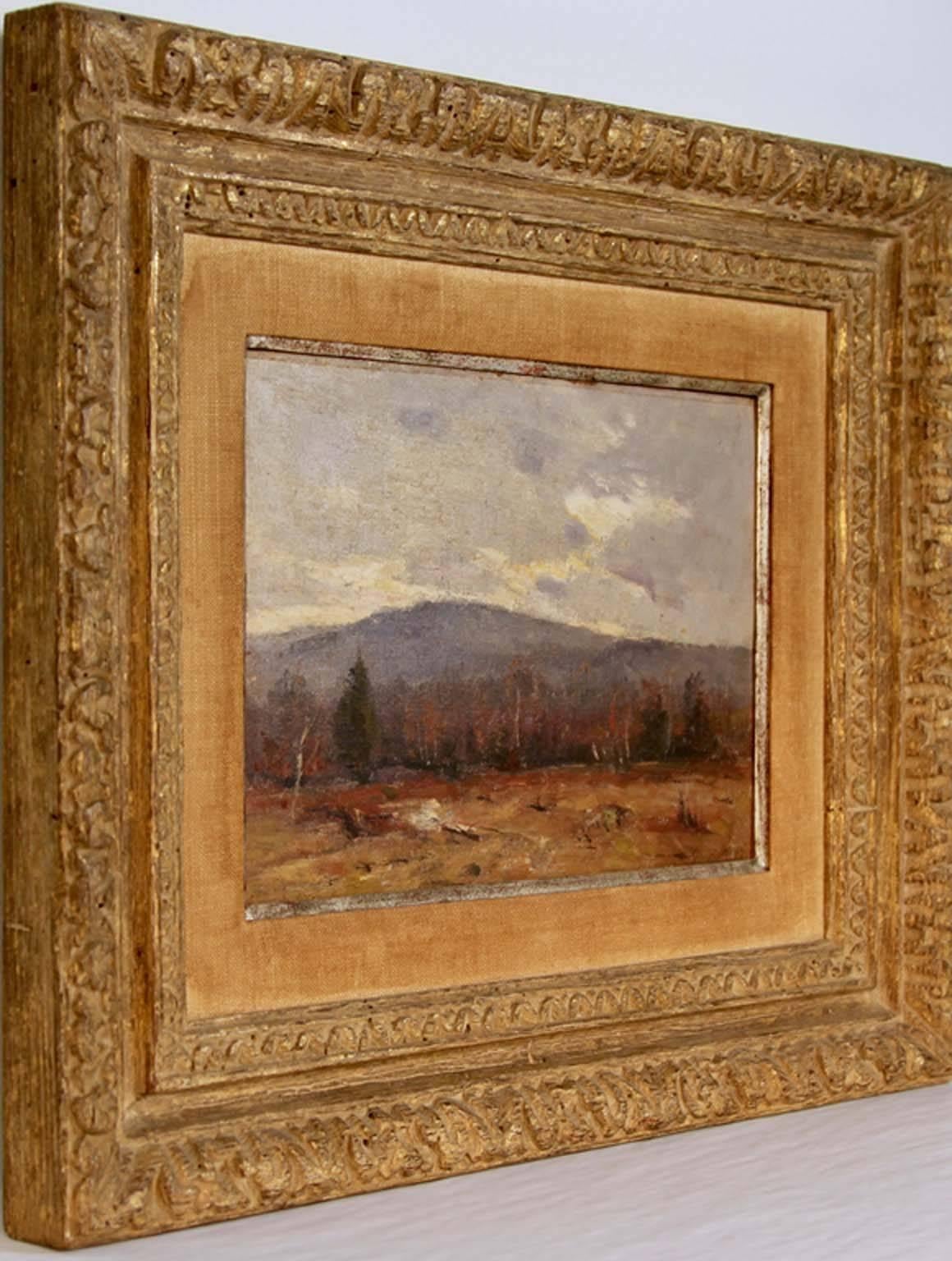 Early 20th Century Antique Museum Painting by Guy C. Wiggins For Sale