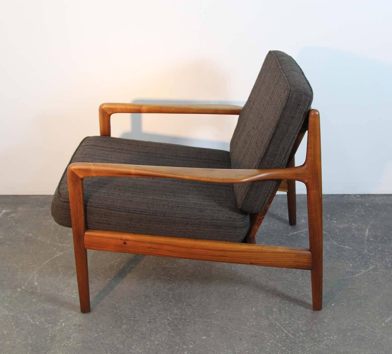 Folke Ohlsson Teak Settee and Lounge Chair Set for DUX For Sale 2
