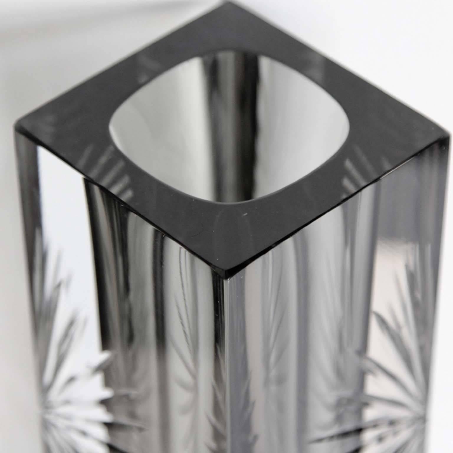 Mandruzzato Faceted Starburst Vase, 1970s For Sale 2